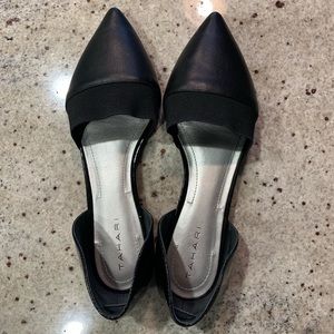 Tahari Black Flats